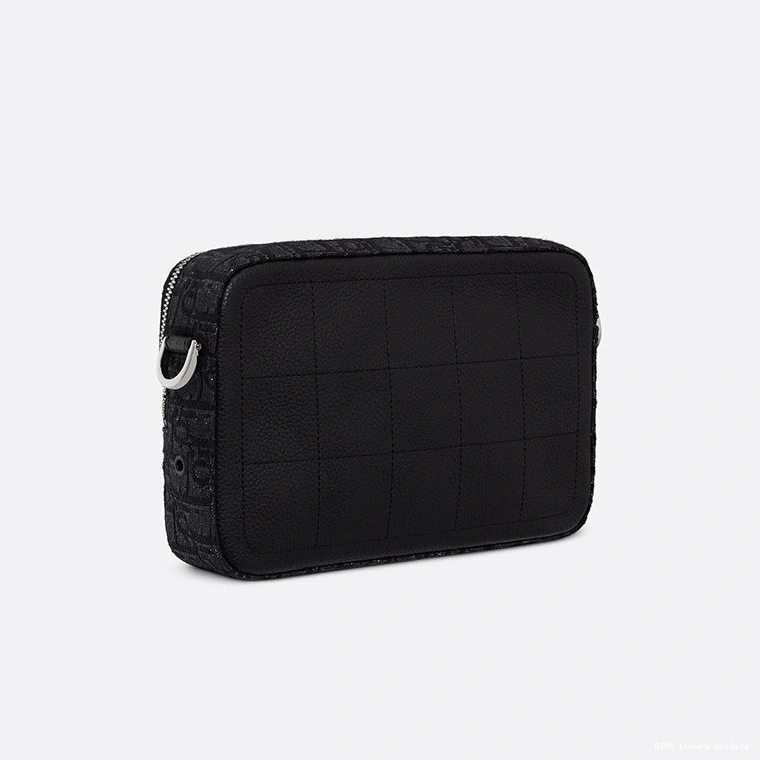Cheap Messenger Dior Oblique Safari Motif Black Canvas 0814 Luxury